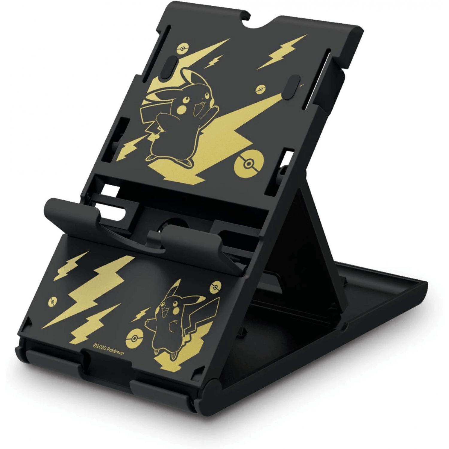HORI NSW PLAYSTAND POKEMON PIKACHU FOR NINTENDO SWITCH/SWITCH LITE (BLACK & GOLD) (NSW-294A) - DataBlitz