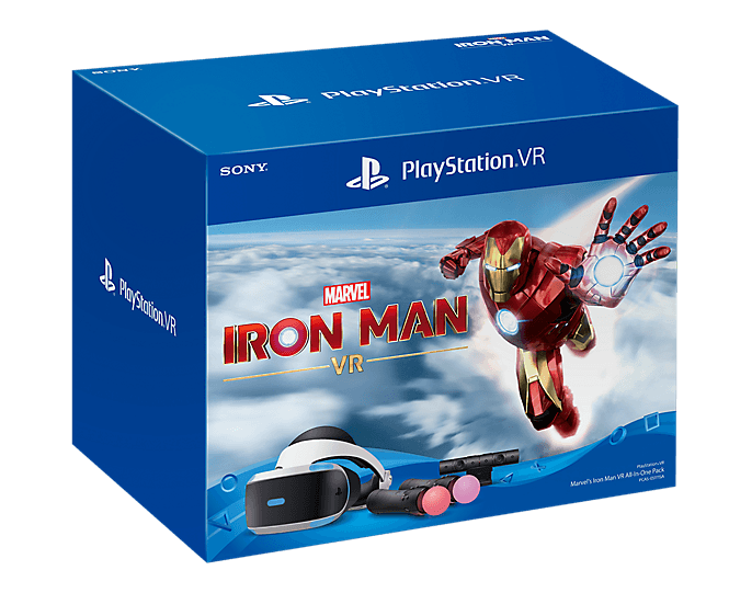 PS4 PLAYSTATION VR MARVEL IRON MAN ALL IN ONE PACK REG.3 (CUH-ZVR2 HU) - DataBlitz