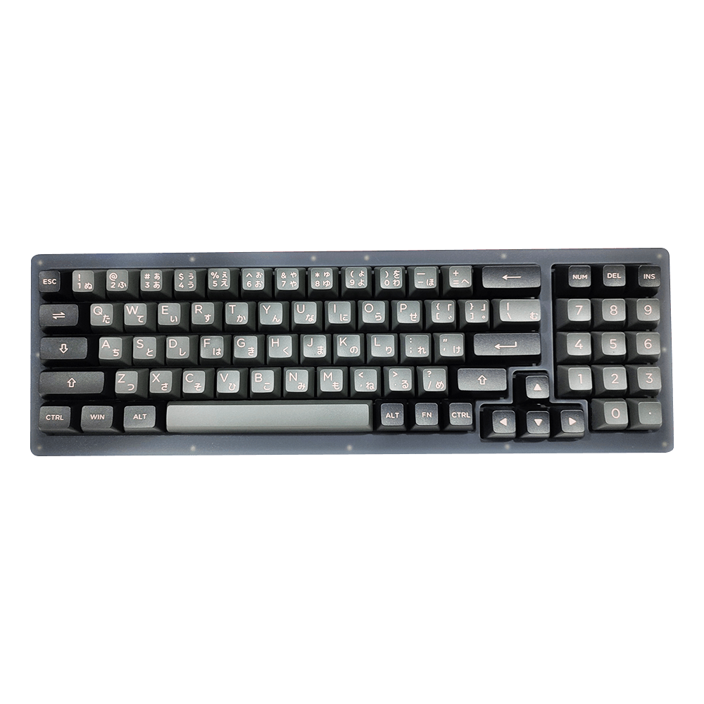 AKKO ACR98 MINI RGB HOT-SWAPPABLE ACRYLIC MECHANICAL KEYBOARD BLACK & PINK (JELLY BLACK SWITCH) - DataBlitz