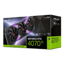 PNY Geforce RTX 4070 TI OC 12GB XLR8 Gaming Verto Epic-X RGB GDDR6X PCIE 4.0 Graphics Card (VCG4070T12TFXXPB1-O)