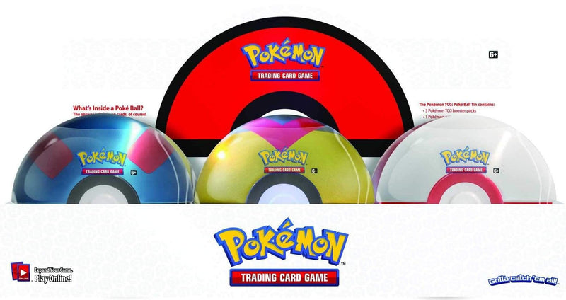 POKEMON TRADING CARD GAME POKE BALL TIN (Q1 21) 210-80842 [ONE (1) RANDOM POKE BALL TIN] - DataBlitz