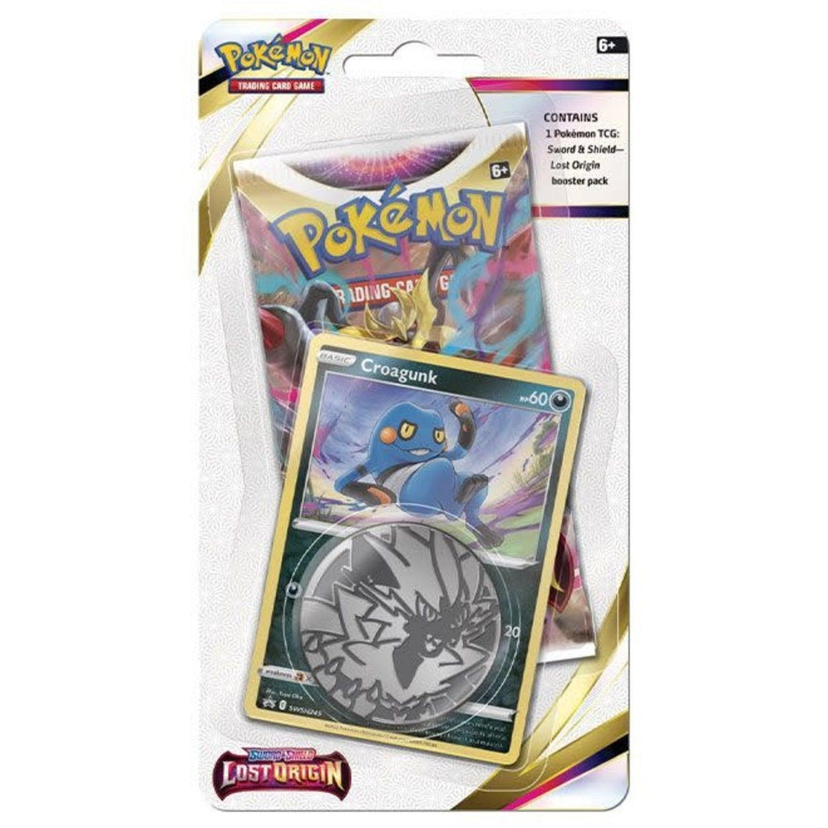POKEMON Trading Card Game SS11 Sword & Shield Lost Origin Checklane Blister (CROAGUNK) - DataBlitz