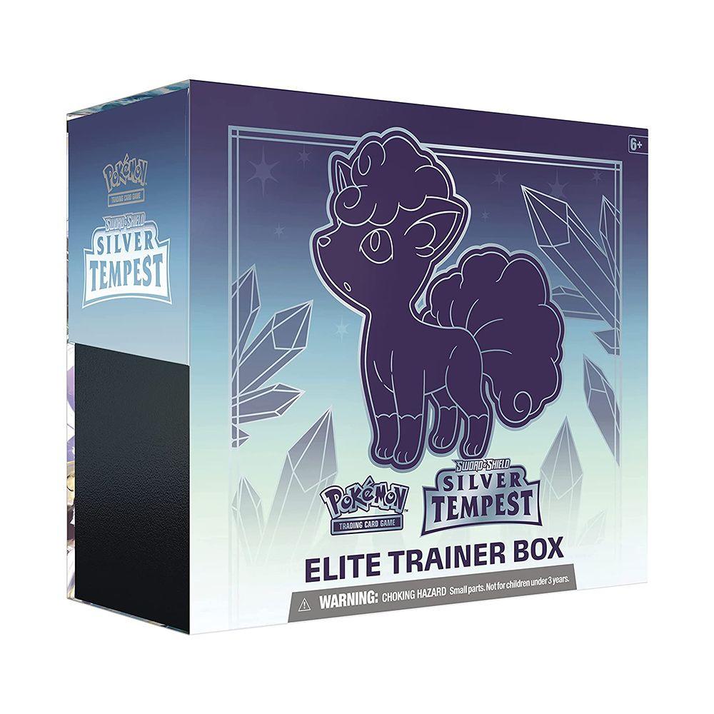 Pokemon Trading Card Game SS12 Sword & Shield Silver Tempest Elite Trainer Box (183-85107) - DataBlitz