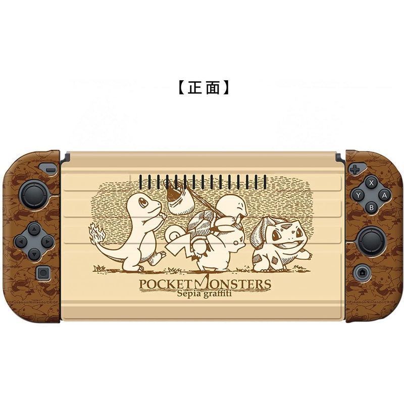 KEYS FACTORY NSW POKEMON POCKET MONSTER TPU PROTECTOR SET FOR NINTENDO SWITCH (TYPE-B) (CKT-002-2) - DataBlitz