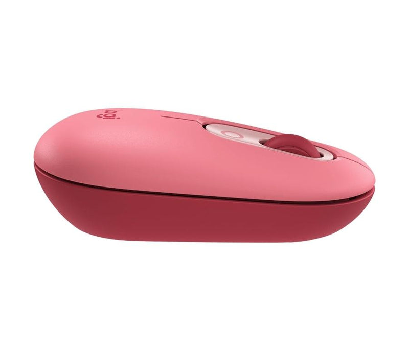 Logitech Pop Mouse with Emoji in Pink