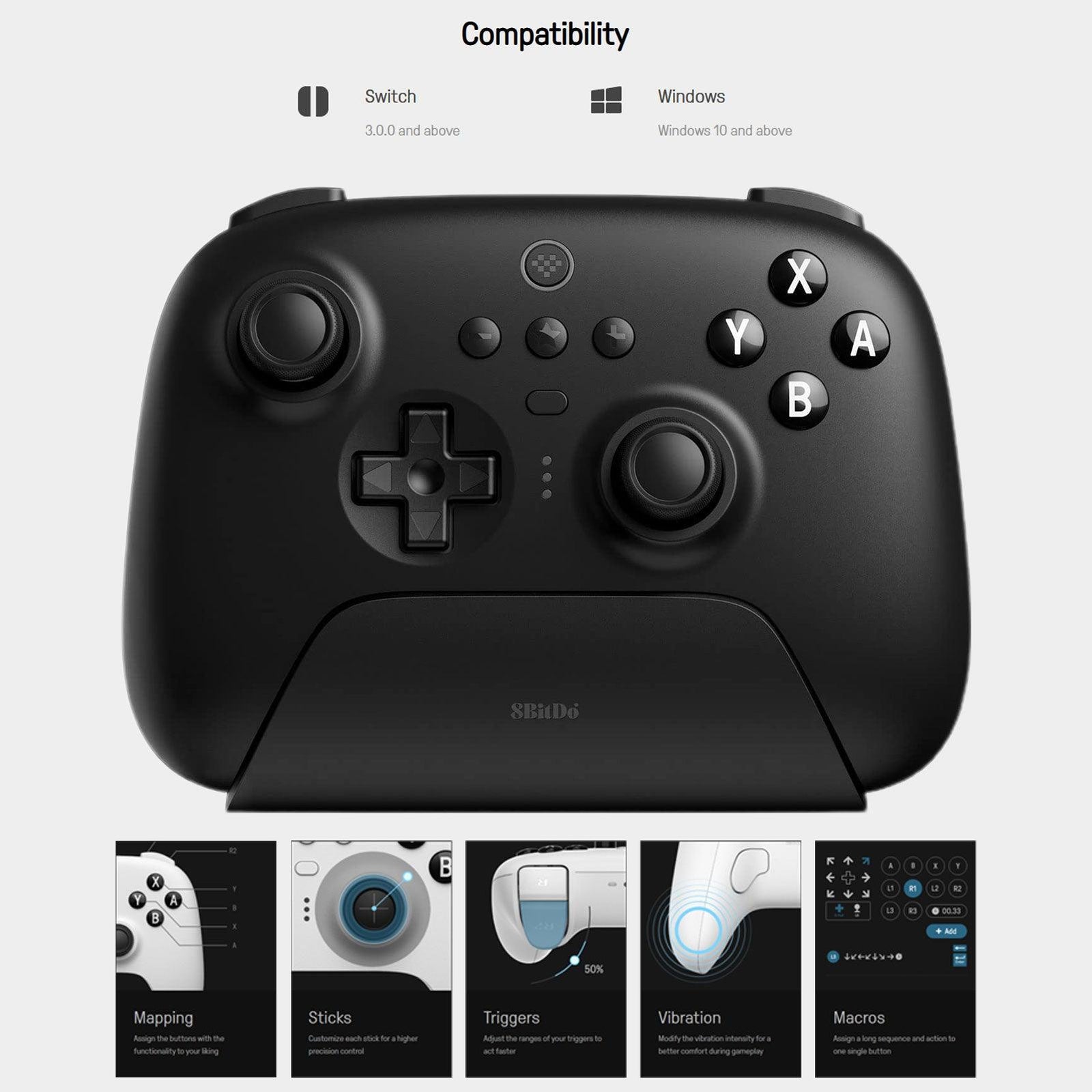 Home All products 8BITDO Ultimate Bluetooth Controller ...