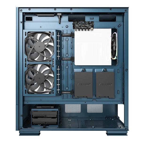 Montech Sky Two Mid Tower ATX Case (Morroco Blue) - DataBlitz