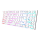 ROYAL KLUDGE RK92 Tri-Mode RGB 92 Keys Hot Swappable Mechanical Keyboard White (Brown Switch) - DataBlitz