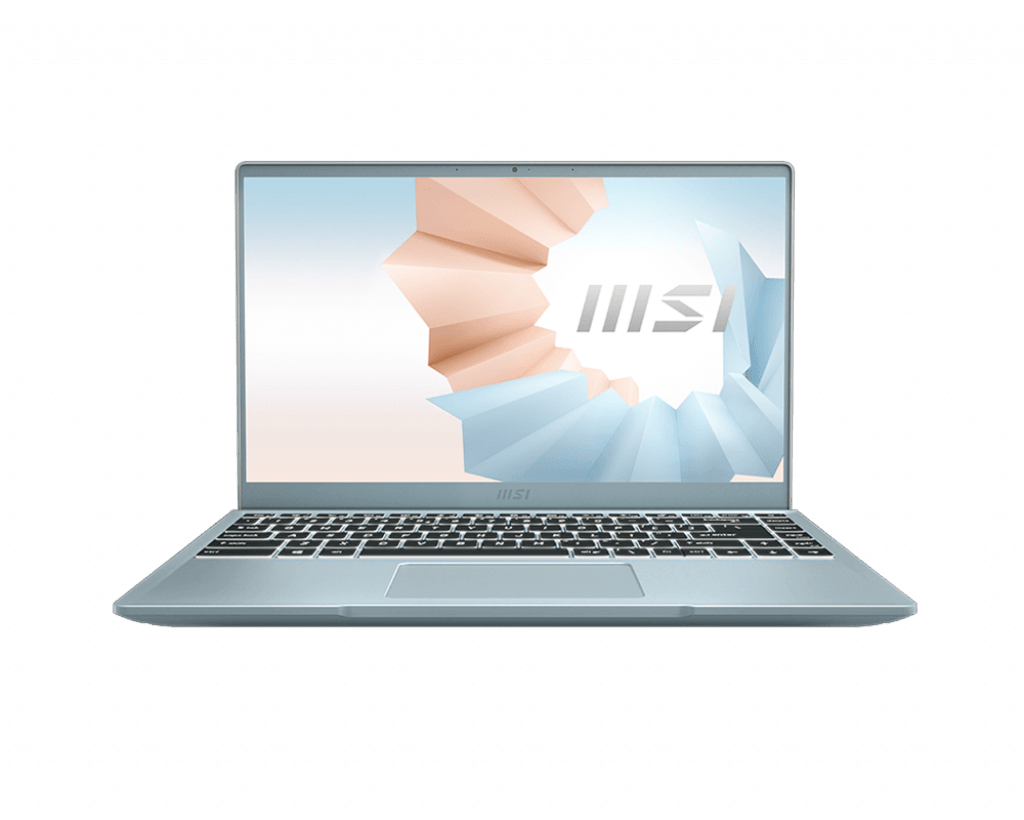 MSI MODERN 14 B4MW-232LA PRO NOTEBOOK (BLUESTONE) | 14" FHD | 8GB DDR4 | 512GB SSD | AMD RADEON | WIN10 + LOGITECH H150 STEREO HEADSET (SKY BLUE) - DataBlitz
