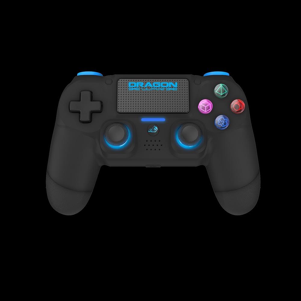 DRAGONWAR WIRELESS CONTROLLER COMPATIBLE FOR PS4/PC/MOBILE (BLACK) (GSPS4-BK) - DataBlitz