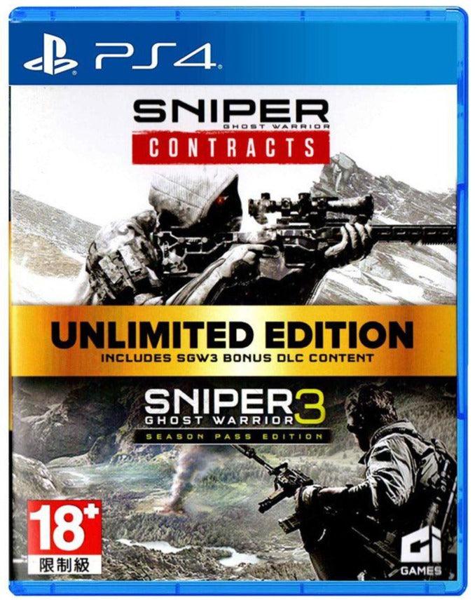 PS4 SNIPER GHOST WARRIOR CONTRACTS UNLIMITED EDITION INCLUDES SGWE3 BONUS DLC CONTENT REG.3 (ENG/CHI VER) - DataBlitz