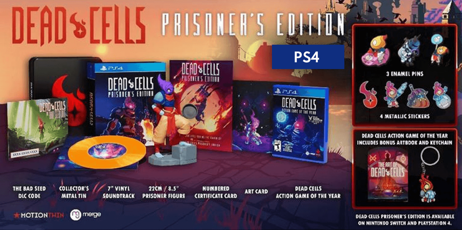 PS4 DEAD CELLS PRISONERS EDITION ALL (ENG/FR) - DataBlitz