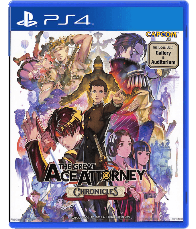 PS4 THE GREAT ACE ATTORNEY CHRONICLES (INCLUDES DLC GALLERY & AUDITORIUM) REG.3 - DataBlitz