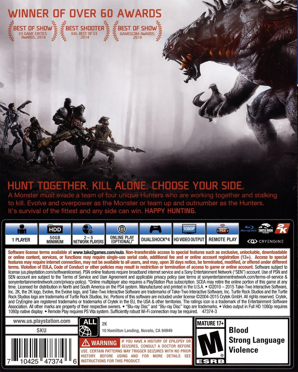 DATABLITZ ECOMMERCE | PS4 EVOLVE ALL