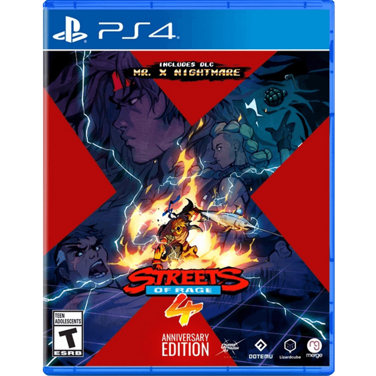 PS4 STREETS OF RAGE 4 ANNIVERSARY EDITION ALL (US) (ENG/FR) - DataBlitz