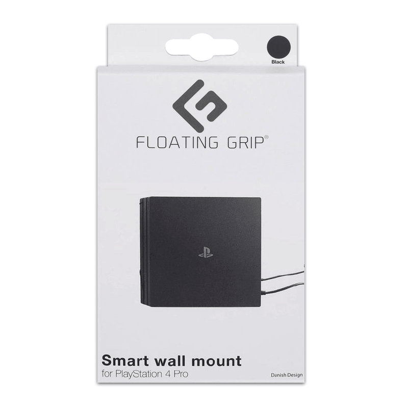 FLOATING GRIP SMART WALL MOUNT FOR PS4 PRO (BLACK) (FG-PS4P-148B) - DataBlitz