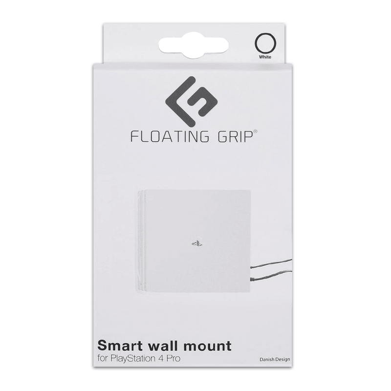 FLOATING GRIP SMART WALL MOUNT FOR PS4 PRO (WHITE) (FG-PS4P-148W) - DataBlitz