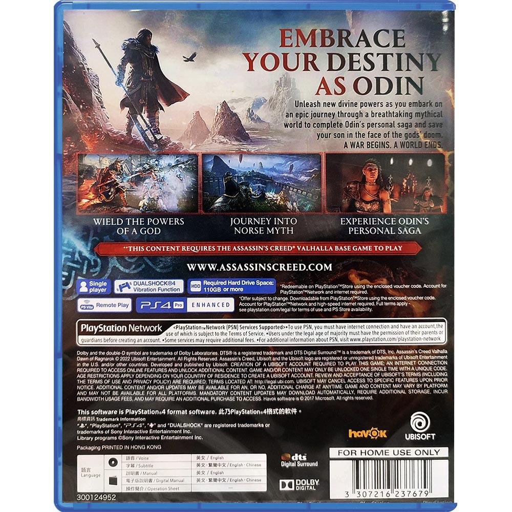 Assassin's Creed Valhalla Dawn of Ragnarok (Code in Box) PS4 :  : PC & Video Games