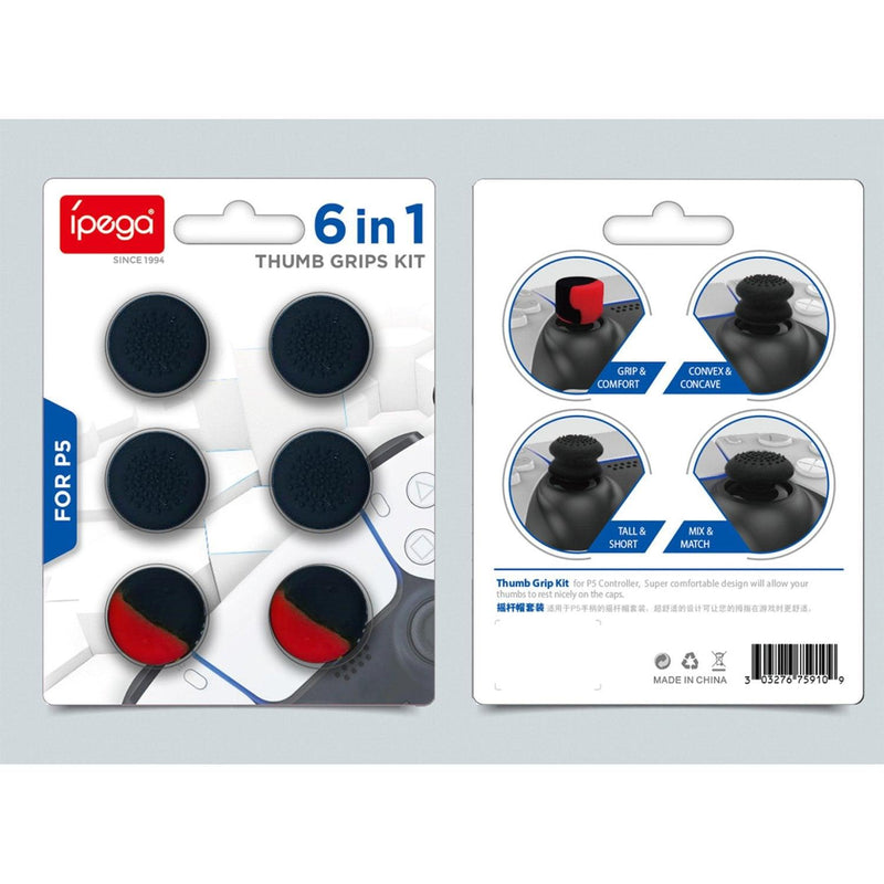 IPEGA 6 IN 1 THUMB GRIPS KIT FOR PS5 (PG-P5006) - DataBlitz