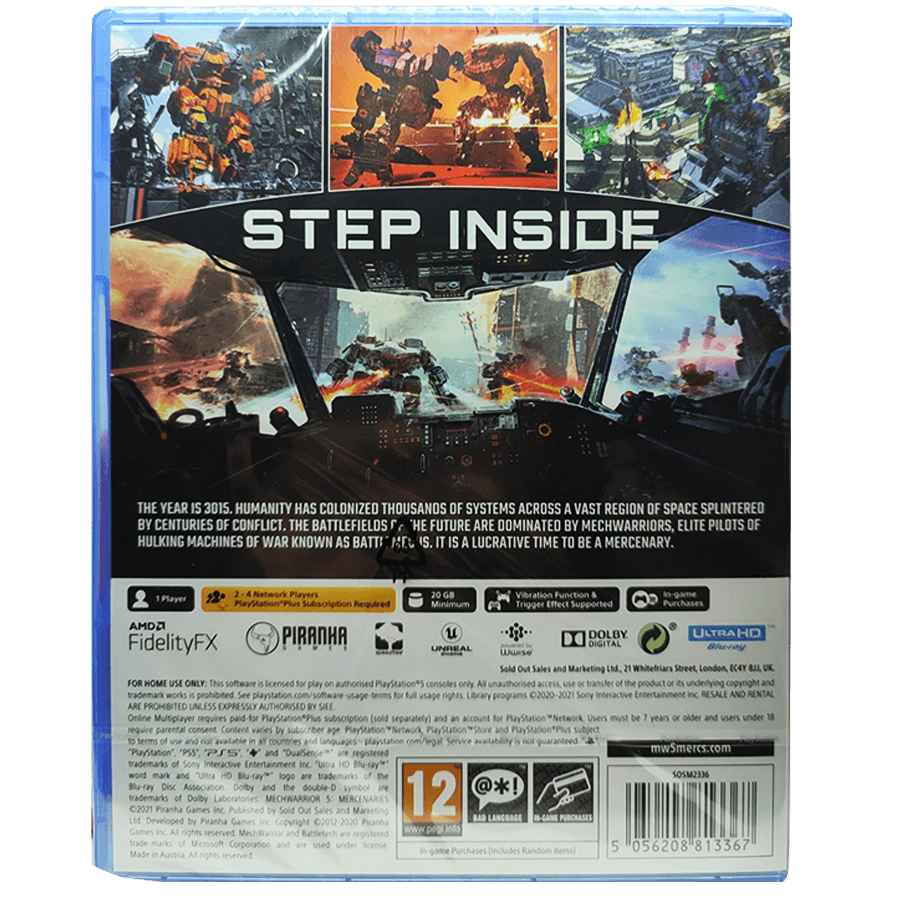 PS5 MECHWARRIOR 5 MERCENARIES (EU) - DataBlitz