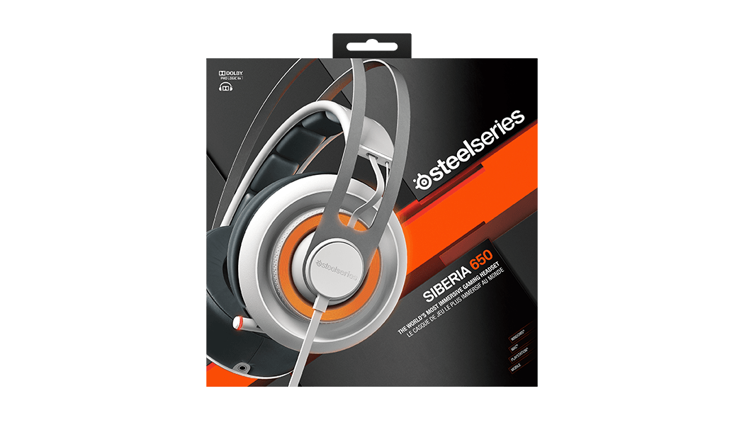 Steelseries Siberia 650 White Gaming Headset (PN51192) - DataBlitz