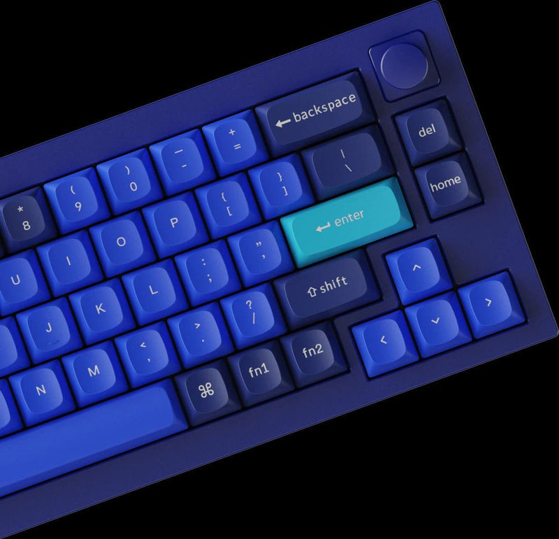 Keychron Q2 QMK Custom Mechanical Fully Assembled Navy Blue Keyboard (Gateron G Pro Red Switch) (Q2J1) - DataBlitz