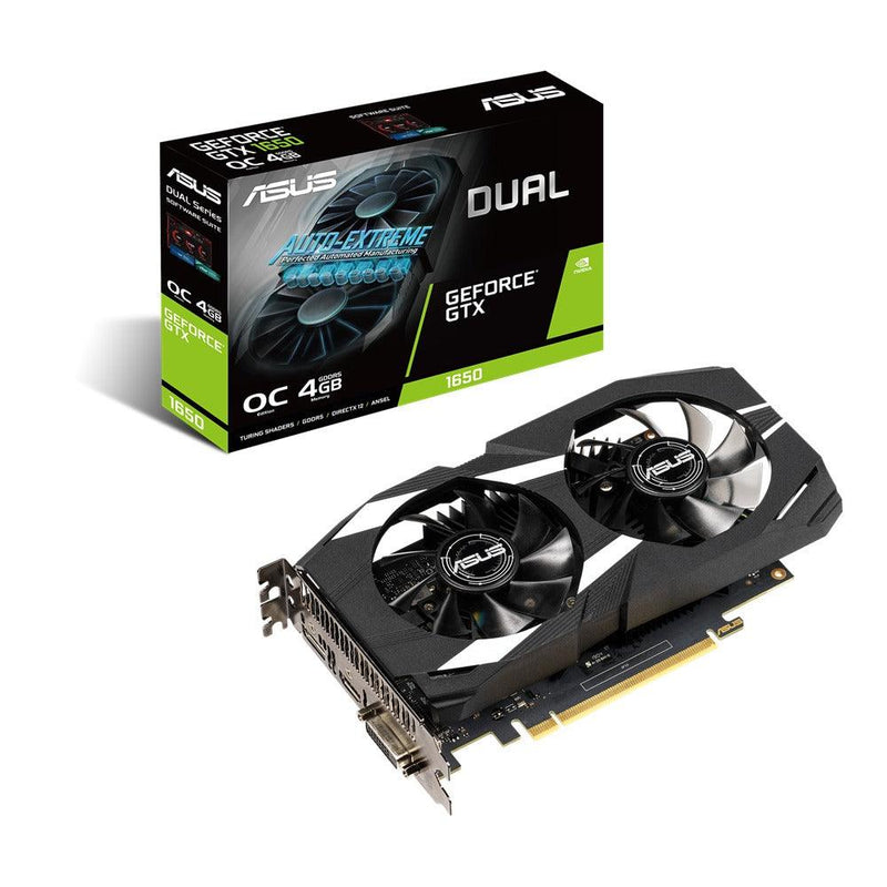 Asus Dual GeForce GTX 1650 O4G GDDR5 Graphics Card - DataBlitz