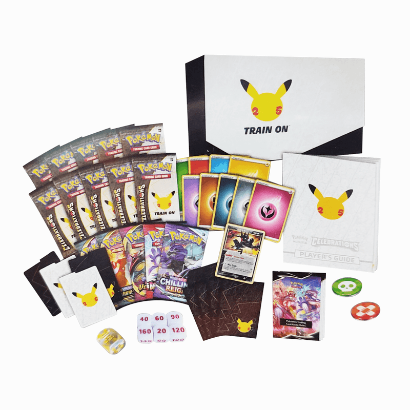 POKEMON TRADING CARD GAME 25TH ANNIVERSARY CELEBRATIONS ELITE TRAINER BOX