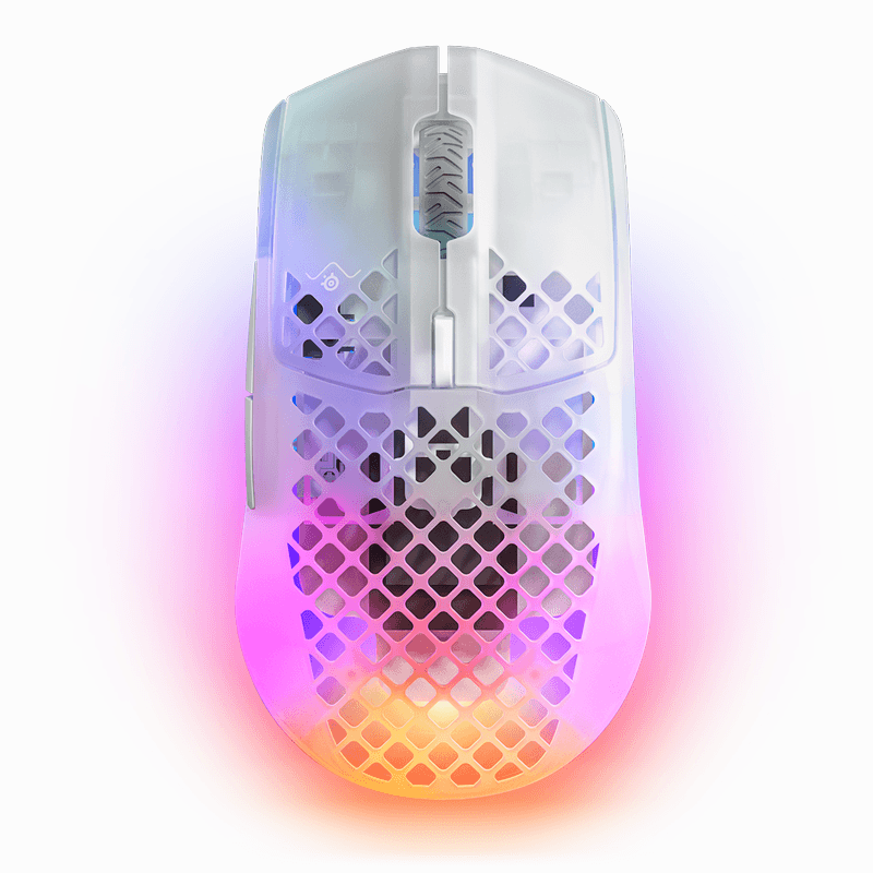 STEELSERIES AEROX 3 WIRELESS ULTRA LIGHTWEIGHT GAMING MOUSE GHOST LIMITED EDITION - DataBlitz