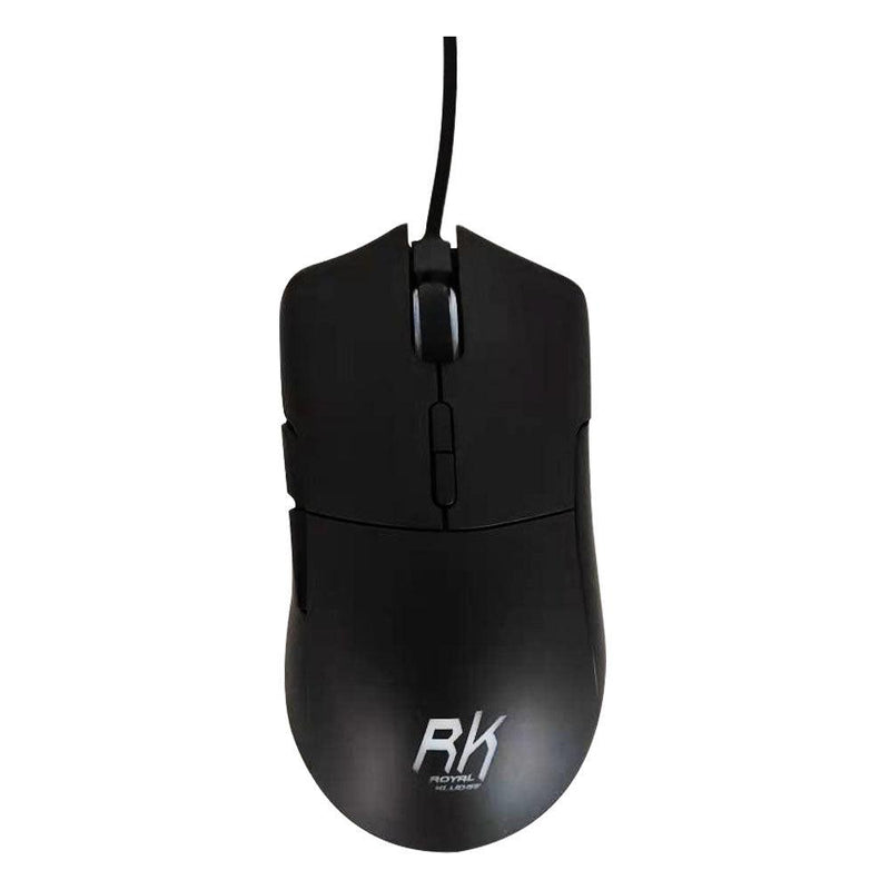 ROYAL KLUDGE RM168 RGB GAMING MOUSE (BLACK) (RK168) - DataBlitz