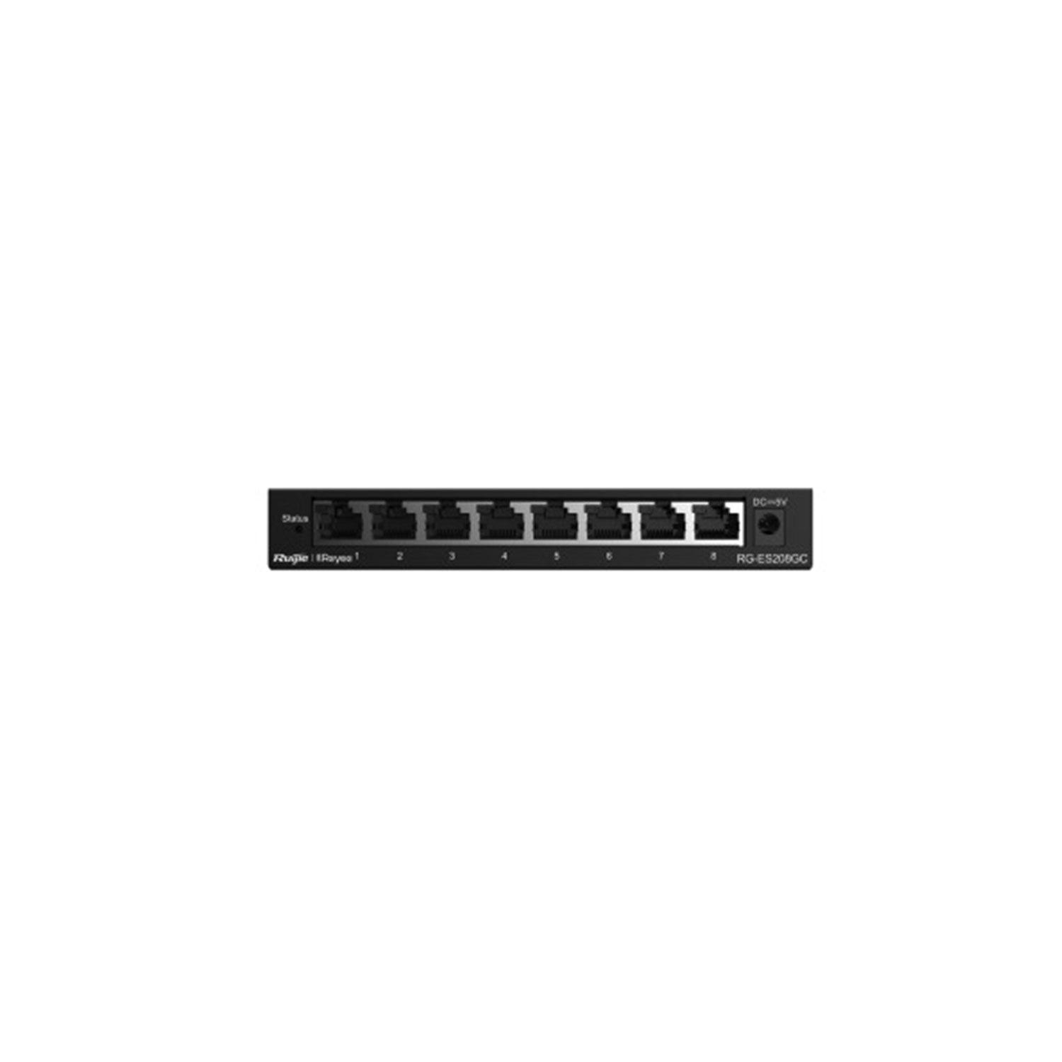 REYEE 8-Port Gigabit Cloud Managed Switch (RG-ES208GC) - DataBlitz