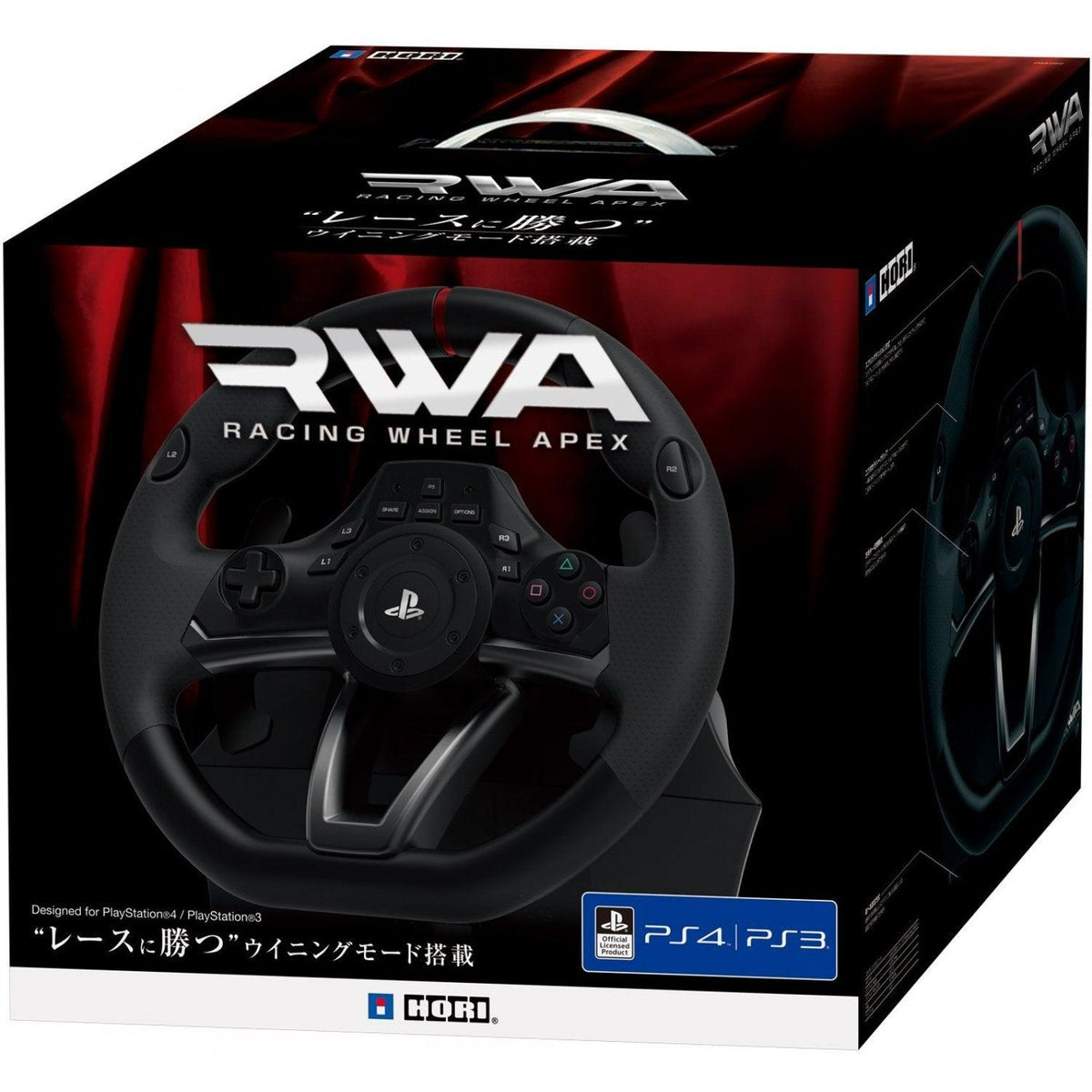 HORI PS4 RACING WHEEL APEX FOR PS4/PS3/PC (PS4-052) - DataBlitz