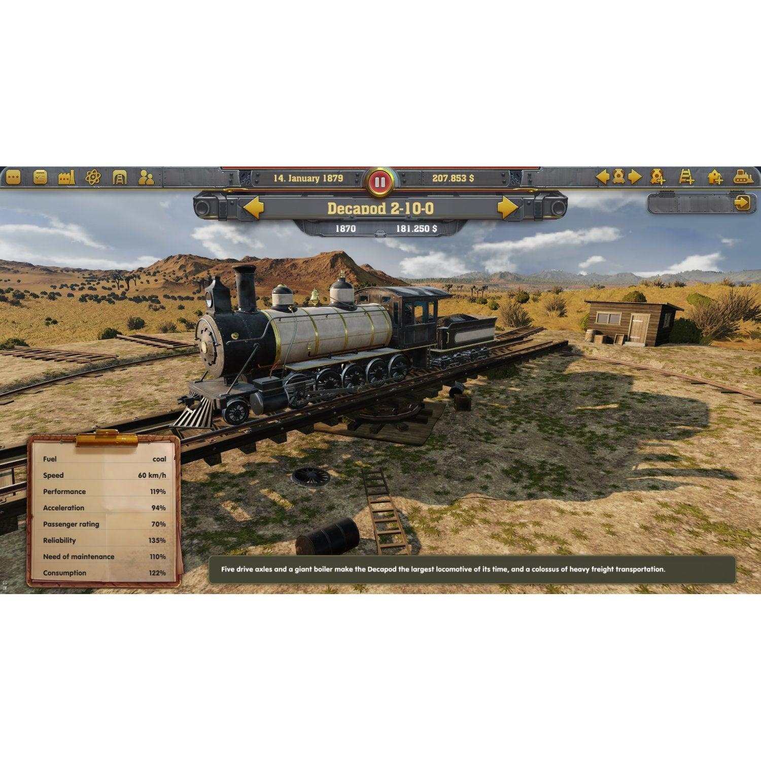 PS4 RAILWAY EMPIRE (INCLUDES DIGITAL SOUNDTRACK,POSTER AND PRINTED MANUAL!) ALL - DataBlitz