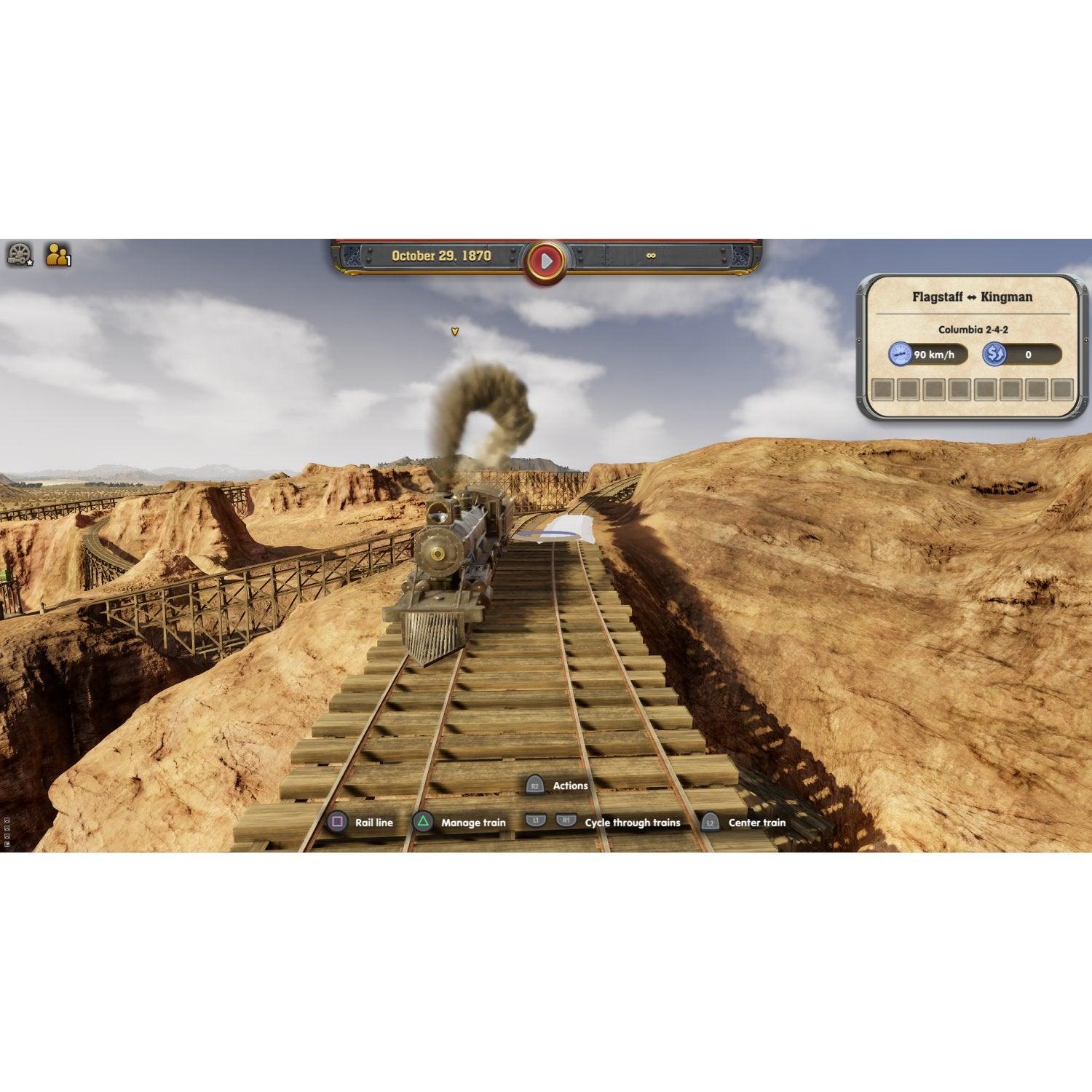 PS4 RAILWAY EMPIRE (INCLUDES DIGITAL SOUNDTRACK,POSTER AND PRINTED MANUAL!) ALL - DataBlitz