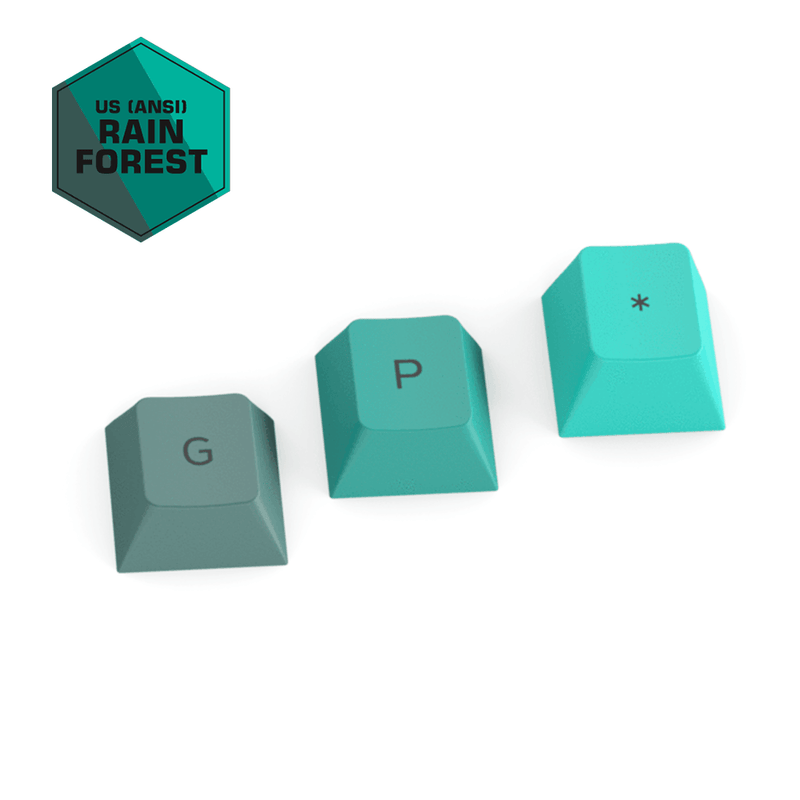 GLORIOUS PREMIUM PBT KEYCAPS (RAIN FOREST) - DataBlitz