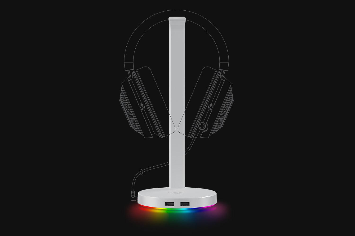 RAZER BASE STATION V2 CHROMA USB HUB HEADSET STAND W/ RAZER CHROMA RGB