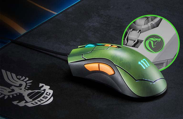 RAZER DEATHADDER V2 ERGONOMIC WIRED GAMING MOUSE (HALO INFINITE) - DataBlitz
