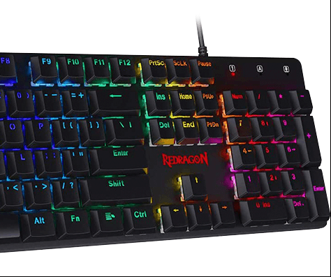 REDRAGON SHRAPNEL MECHANICAL GAMING KEYBOARD (DUST-PROOF BLUE) (K589RGB) - DataBlitz