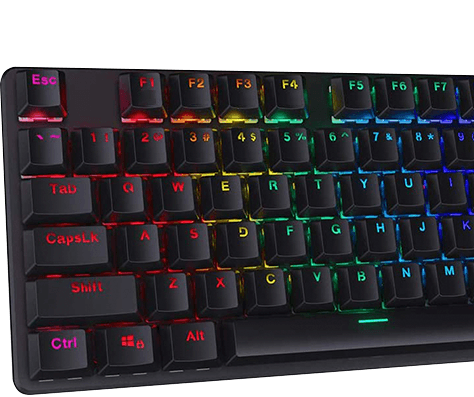 REDRAGON SHRAPNEL MECHANICAL GAMING KEYBOARD (DUST-PROOF RED) (K589RGB-1) - DataBlitz