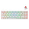 ROYAL KLUDGE RK71 TRI-MODE RGB 71 KEYS HOT SWAPPABLE MECHANICAL KEYBOARD WHITE (RED SWITCH) - DataBlitz