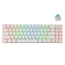 ROYAL KLUDGE RK71 TRI-MODE RGB 71 KEYS HOT SWAPPABLE MECHANICAL KEYBOARD WHITE (BLUE SWITCH) - DataBlitz