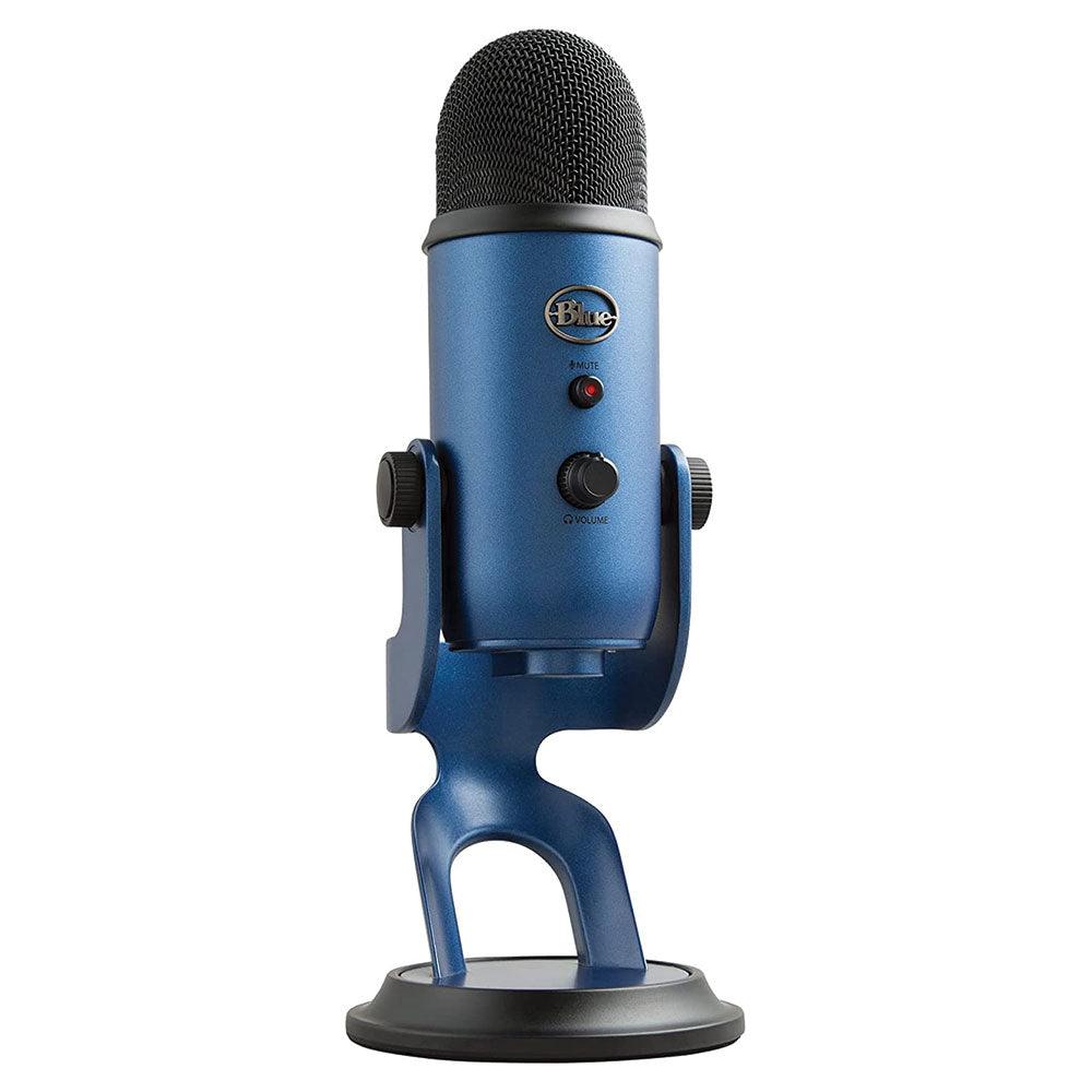 LOGITECH BLUE YETI PREMIUM MULTI-PATTERN USB MICROPHONE FOR RECORDING/STREAMING/PODCASTING/GAMING (MIDNIGHT BLUE) - DataBlitz
