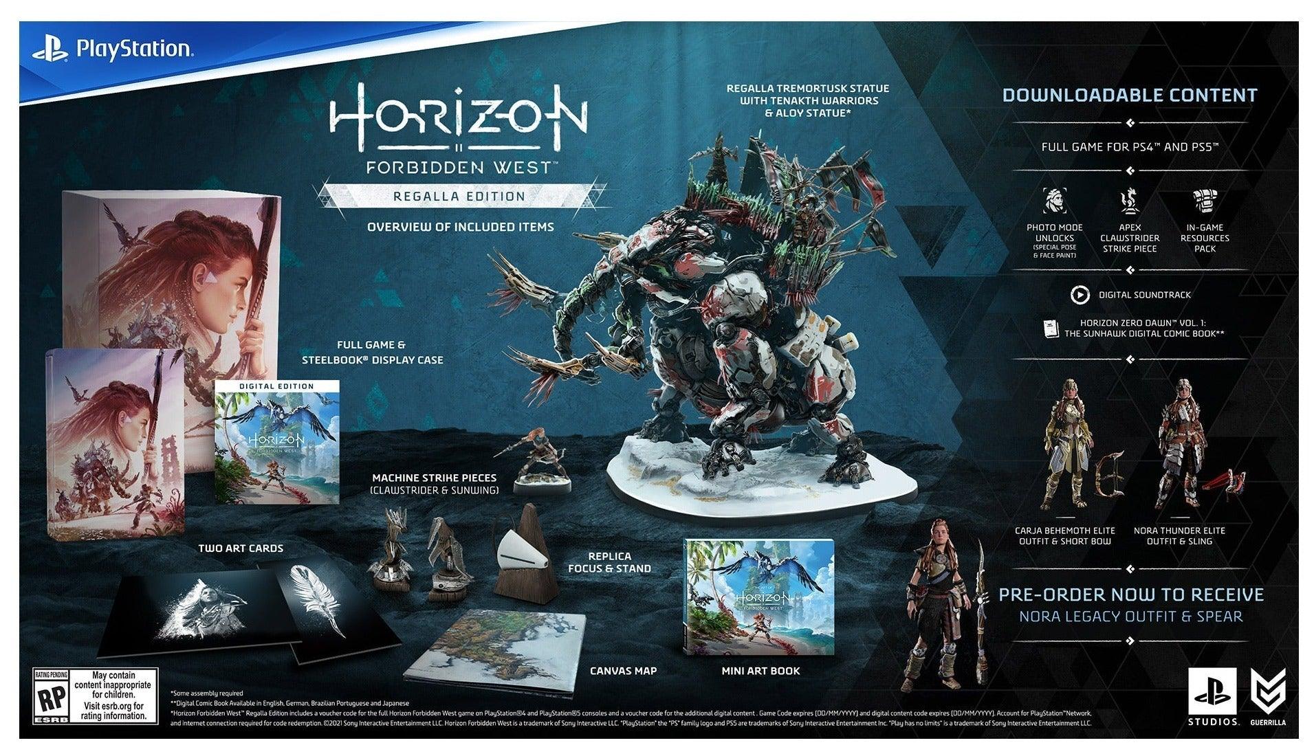 PS4/PS5 HORIZON FORBIDDEN WEST REGALLA EDITION (CROSS-GEN) REG.3 - DataBlitz