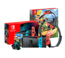 NINTENDO SWITCH CONSOLE WITH RED/BLUE JOYCON (REFRESH) + NSW-RINGFIT ADVENTURE (ASIAN) BUNDLE - DataBlitz