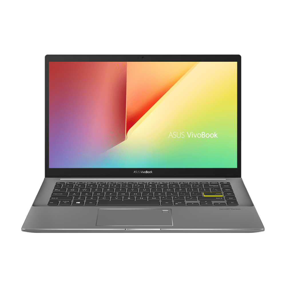 ASUS VIVOBOOK S14 S433EQ-AM025TS Laptop (Indie Black) | 14" FHD | i7-1165G7 | 16GB DDR4 | 512GB SSD | IRIS XE | WIN10 Office Home and Student ASUS NEREUS Backpack (Black) - DataBlitz
