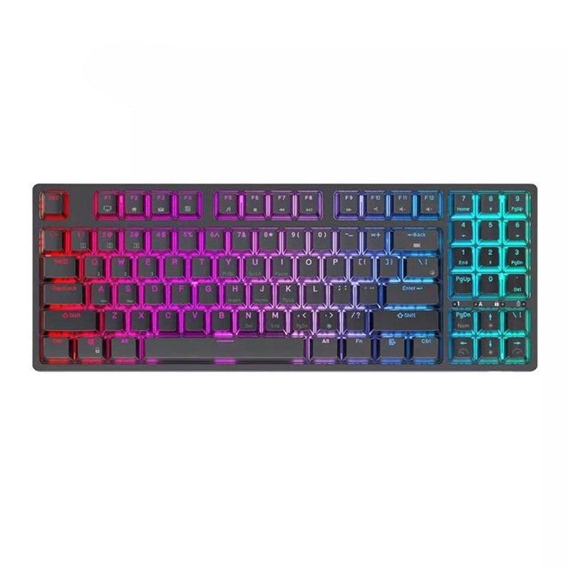 Royal Kludge RK92 Tri-Mode RGB 92 Keys Hot Swappable Mechanical Keyboard Black (Red Switch) - DataBlitz