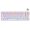 ROYAL KLUDGE RK68PLUS RK871 TRI-MODE RGB 68 KEYS HOT SWAPPABLE MECHANICAL KEYBOARD WHITE (RED SWITCH) - DataBlitz