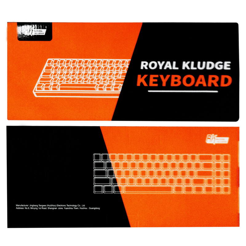 ROYAL KLUDGE RK71 DUAL-MODE RGB 71 KEYS HOT SWAPPABLE MECHANICAL KEYBOARD BLACK (BLUE SWITCH) - DataBlitz