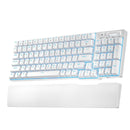 ROYAL KLUDGE RK96 Tri-Mode RGB 96 Keys Hot Swappable Mechanical Keyboard White (Brown Switch) - DataBlitz