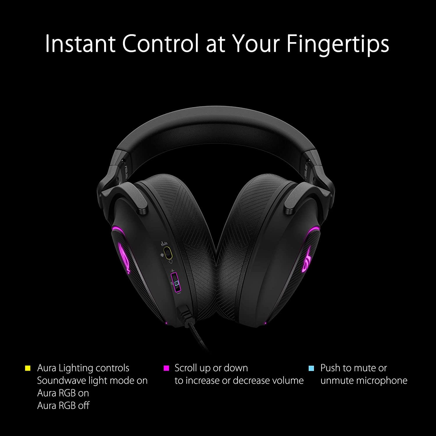 ASUS ROG DELTA S RGB QUAD-DAC GAMING HEADSET - DataBlitz